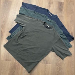 Uniqlo U AIRism Cotton Oversized Crew Neck Half-Sleeve T-Shirt Bundle